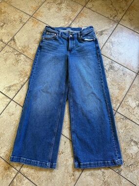 GAP Wide-Leg Denim Jeans in Deep Blue 29P